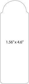 die line for 1.56"x4.6" custom shaped label