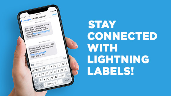 Stay Connected with Lightning Labels!